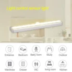 2.8W 20 LEDs White Light Wide Screen Intelligent Human Body Sensor Light LED Corridor Cabinet Light, USB Charging Version - Image 6