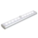 2W 10 LEDs White Light Wide Screen Intelligent Human Body Sensor Light LED Corridor Cabinet Light, Battery Version - Image 2