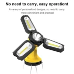 Multifunctional USB Charging Camping Lamp Outdoor Tent Portable Lamp Flashlight Table Lamp - Image 3