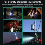 800LM Aluminum Alloy Flashlight 3 Modes - Image 5