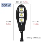 LL-63T Solar Powered Courtyard Human Body Sensor Light with Remote Control - Image 3