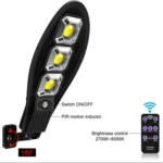 LL-63T Solar Powered Courtyard Human Body Sensor Light with Remote Control - Image 4