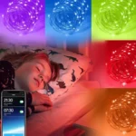 Christmas Decoration RGB Copper Wire String Light Bluetooth Mobile APP Control, Length: 20m 200 LEDs - Image 6