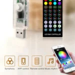 Christmas Decoration USB Copper Wire String Light Bluetooth Mobile APP Control, Length: 5m 50 LEDs - Image 4