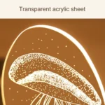 Castle In The Sky Shape Creative Crack Touch Dimming 3D Colorful Decorative Night Light - Image 3