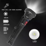 L-826 Single Core 3W USB Rechargeable Mini Portable Glare LED Flashlight - Image 5