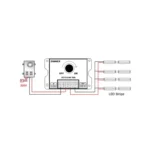 30A LED Controller Knob Dimming Smart Module - Image 4