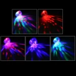 3W Mini 3ATM  water resistant  Rotating Magic Ball LED Stage Light, with Bicycle Mount - Image 8