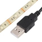 USB 5050 SMD LED Red Light Waterproof Epoxy Rope Light, 30 LED/m, DC 5V, Length: 2m - Image 3