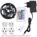 Bare Board 5050 SMD RGB LED Rope Light, 30 LED/m, Length: 2m, 12V 2A 100-240V, with 24-key Remote Control - Image 3