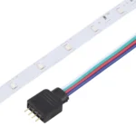 Bare Board 2835 SMD RGB LED Rope Light, 60 LED/m, Length: 5m, 12V 2A 100-240V, with 44-key Remote Control - Image 4