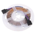 Bare Board 2835 SMD RGB LED Rope Light, 60 LED/m, Length: 5m, 12V 2A 100-240V, with 24-key Remote Control - Image 2