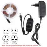 Bare Board 2835 SMD Dimmable White Light / Warm Light LED Rope Light, 60 LED/m, Length: 5m, 12V 2A 100-240V - Image 3