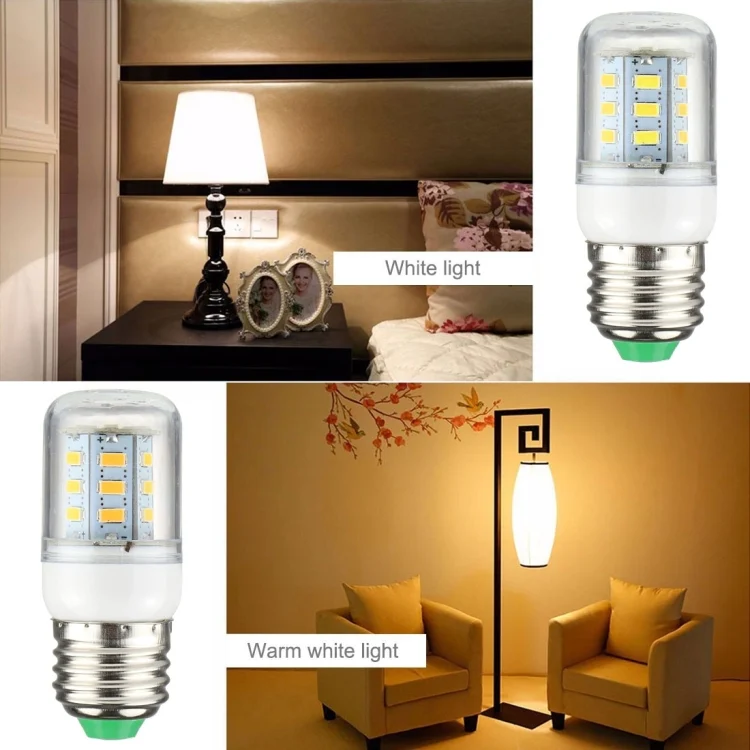 LED1930WL_5.webp E27 24 LEDs 3W SMD 5730 LED Corn Light Energy-saving Lamp, AC 110-220V - Image 6