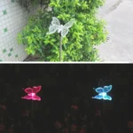 A106 3 PCS Colorful Light LED Solar Power Lamp, Bird Dragonfly Butterfly Pattern Outdoor Garden Landscape Path Decorative Light - Image 10