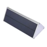 HBT-1606 3.2W Radar Sensor Solar Motion Light, 800 LM 48 LEDs SMD 2835 Sensor Triangle Energy Saving Wall Light with Solar Panel and Hidden Switch for Garden / Courtyard / Outdoor Camping(Silver) - Image 4