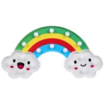 Creative Rainbow Shape Warm White LED Decoration Light, 2 x AA Batteries Powered Party Festival Table Wedding Lamp Night Light - Image 2