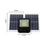 300W 734 LEDs Home Sensor Garden Light Outdoor Waterproof Solar Flood Light with Remote Control - Image 14