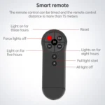 300W 734 LEDs Home Sensor Garden Light Outdoor Waterproof Solar Flood Light with Remote Control - Image 4