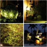 3W One for Three Solar Spotlight Outdoor IP65 Waterproof Light Control Induction Lawn Lamp, Luminous Flux: 300-400lm (RGB Cyclic Fixation) - Image 13