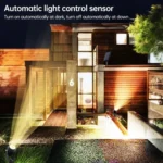 3W One for Three Solar Spotlight Outdoor IP65 Waterproof Light Control Induction Lawn Lamp, Luminous Flux: 300-400lm (RGB Cyclic Fixation) - Image 10