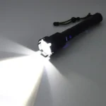 Long Style Micro USB Charging Outdoor Waterproof P90 + COB LED Flashlight, Support Power Display & Telescopic Focusing & 7-level Brightness Adjustment - Image 11