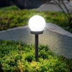 2pcs Light-controlled Bulb-shaped Lawn Light Outdoor Garden Light LED Solar Light - Image 5