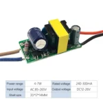 4-7W LED Driver Adapter Isolated Power Supply AC 85-265V to DC 12-26V - Image 2