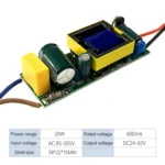 20W LED Driver Adapter Isolated Power Supply AC 85-265V to DC 24-42V - Image 2
