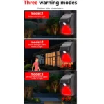 Solar Burglar Alarm Light Remote Control Human Body Induction Alarm - Image 3