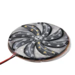 40 LEDs SMD 2835 Motorcycle Modified Windmill Colorful Light Fire Wheel Light Styling Flash Atmosphere Lamp, Diameter: 8cm, DC 12V - Image 4