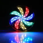 40 LEDs SMD 2835 Motorcycle Modified Windmill Colorful Light Fire Wheel Light Styling Flash Atmosphere Lamp, Diameter: 8cm, DC 12V - Image 5