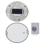 LED High Pressure Resistant Solar Powered Embedded Ground Lamp IP65 Waterproof Outdoor Garden Lawn Lamp, White Light 6000K - Image 4