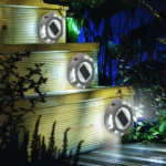 LED High Pressure Resistant Solar Powered Embedded Ground Lamp IP65 Waterproof Outdoor Garden Lawn Lamp, Warm Light 3000K - Image 8