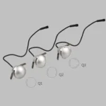 3W LED Embedded Polarized Buried Lamp IP67 Waterproof Turtle Shell Lamp Outdoor Garden Lawn Lamp, White Light 6000K Q1 One-way Light - Image 4