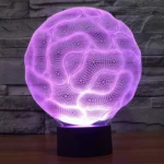 Brain Style 3D Touch Switch Control LED Light , 7 Color Discoloration Creative Visual Stereo Lamp Desk Lamp Night Light - Image 12