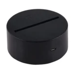 Side Face Cat Style 3D Touch Switch Control LED Light , 7 Color Discoloration Creative Visual Stereo Lamp Desk Lamp Night Light - Image 2