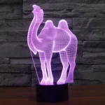 Camel Style 3D Touch Switch Control LED Light , 7 Color Discoloration Creative Visual Stereo Lamp Desk Lamp Night Light - Image 12