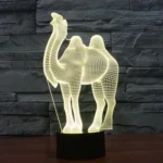 Camel Style 3D Touch Switch Control LED Light , 7 Color Discoloration Creative Visual Stereo Lamp Desk Lamp Night Light - Image 10