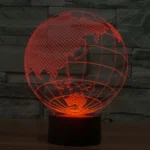 Asia Style 3D Touch Switch Control LED Light , 7 Color Discoloration Creative Visual Stereo Lamp Desk Lamp Night Light - Image 7