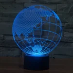 Asia Style 3D Touch Switch Control LED Light , 7 Color Discoloration Creative Visual Stereo Lamp Desk Lamp Night Light - Image 9