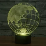 Asia Style 3D Touch Switch Control LED Light , 7 Color Discoloration Creative Visual Stereo Lamp Desk Lamp Night Light - Image 10