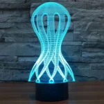 Acaleph Style 3D Touch Switch Control LED Light , 7 Color Discoloration Creative Visual Stereo Lamp Desk Lamp Night Light - Image 11