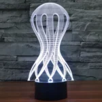 Acaleph Style 3D Touch Switch Control LED Light , 7 Color Discoloration Creative Visual Stereo Lamp Desk Lamp Night Light - Image 13