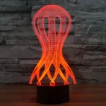 Acaleph Style 3D Touch Switch Control LED Light , 7 Color Discoloration Creative Visual Stereo Lamp Desk Lamp Night Light - Image 7