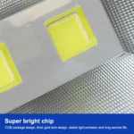 100W LED Engineering Projection Light IP65 Waterproof Turtle Shell Lamp Outdoor Spotlight, White Light - Image 7
