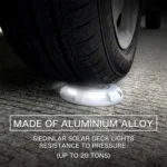 4 PCS LED Solar Powered Embedded Ground Lamp IP68 Waterproof Outdoor Garden Lawn Lamp - Image 7