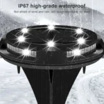 10 LEDs Solar Outdoor Garden Waterproof Buried Light - Image 3