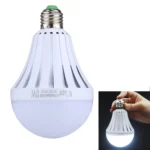 E27 12W SMD 5730 LED Bulbs, 24 LEDs 1080 LM 6000-6500K LED Intelligent Emergency Ball Steep Lights, AC 85-265V