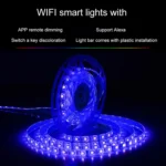 XS-SLD01 5m 60W Smart WiFi Rope Light, 300 LEDs SMD 5050 Colorful Light APP Remote Control Works with Alexa & Google Home - Image 7